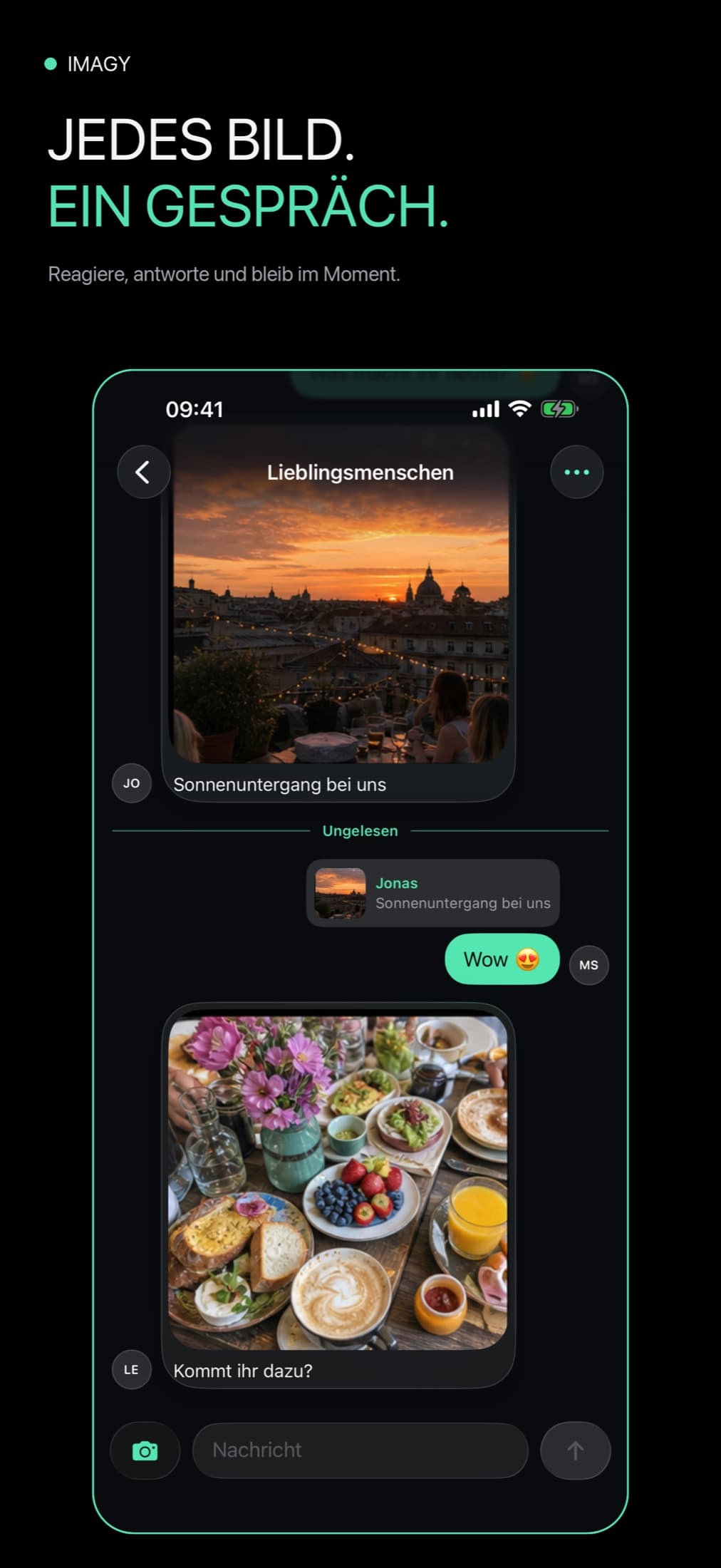 Imagy Werbegrafik für Fotogespräche