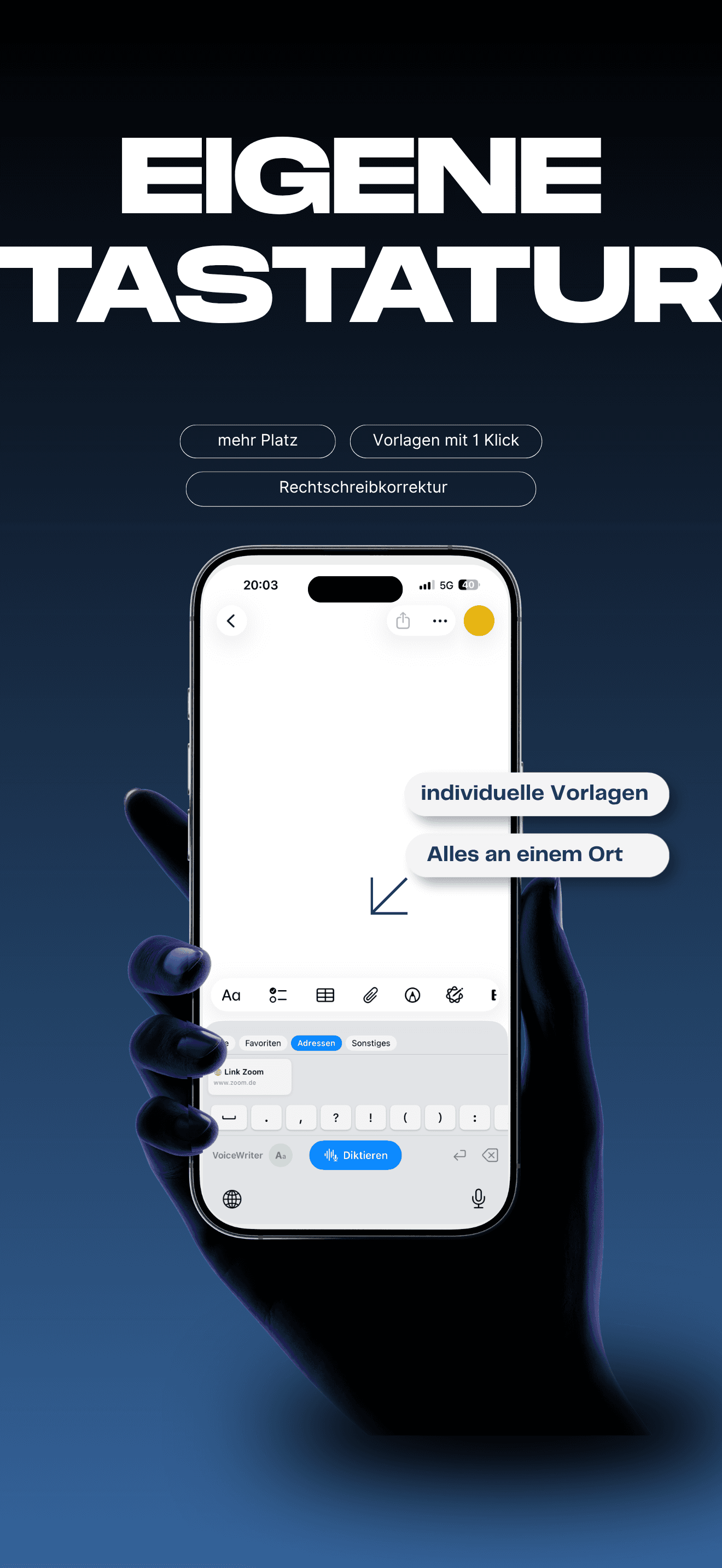 Voice Writer iPhone Screenshot 2